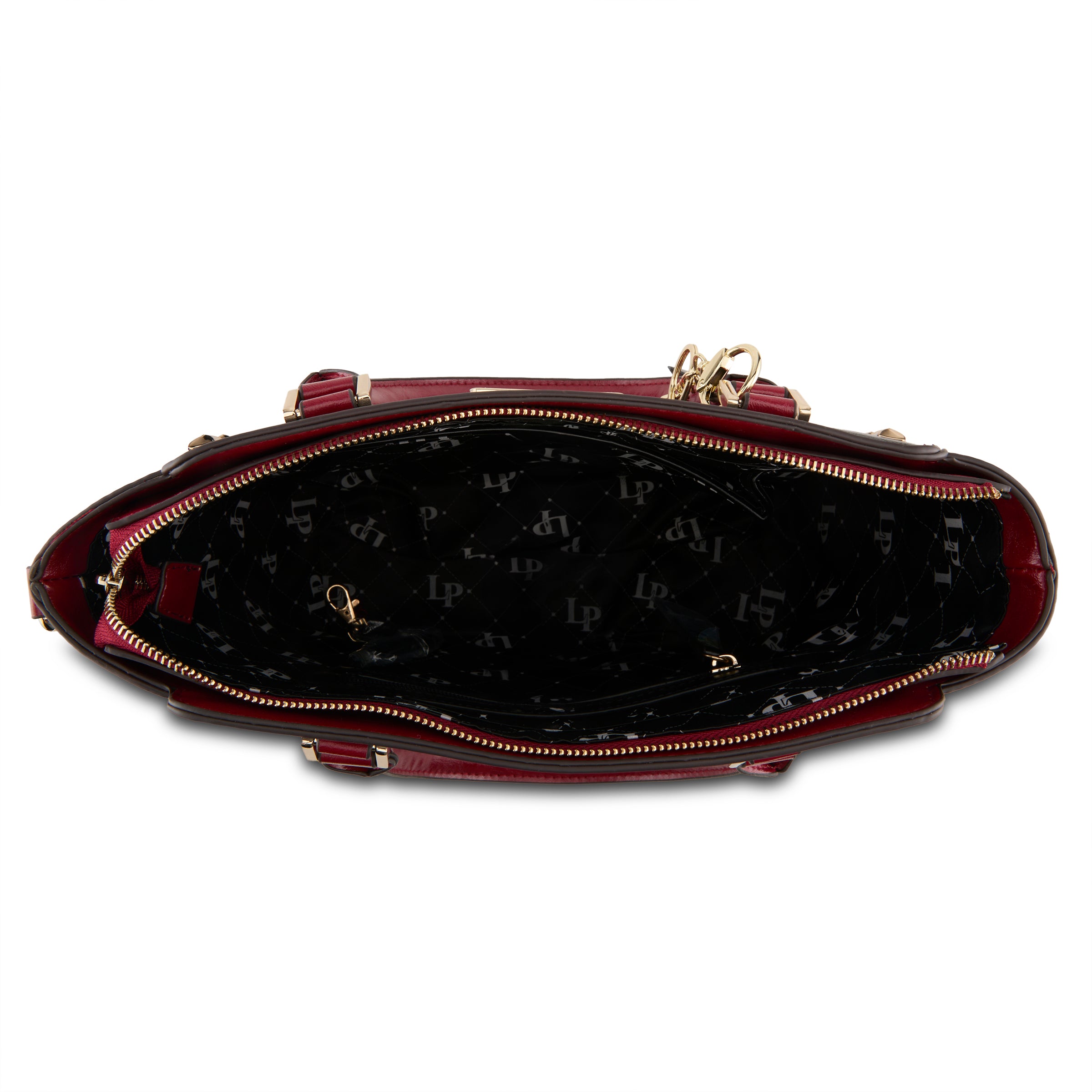 LA PHILIPE LP1022-16 RED LIPS HANDBAG-SATCHEL