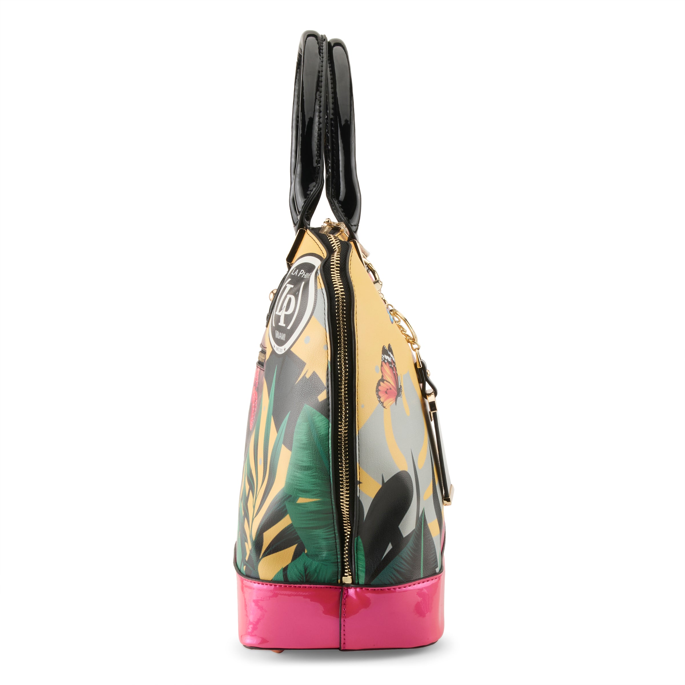 LA PHILIPE LP1027-12 BUTTERFLY FLY HANDBAG-OVAL
