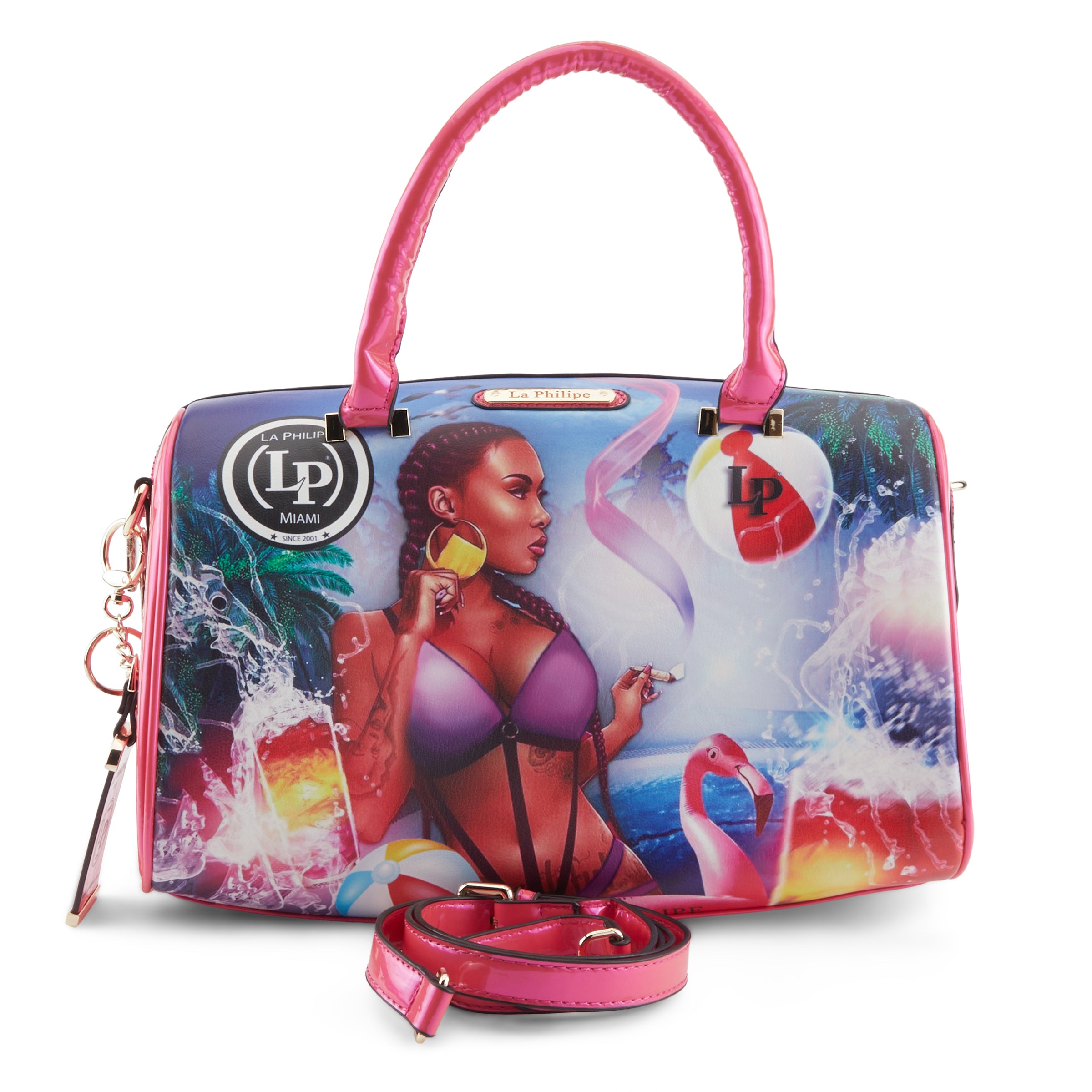 LA PHILIPE LP1020-13 MIAMI BEACH HANDBAG-CLASSIC