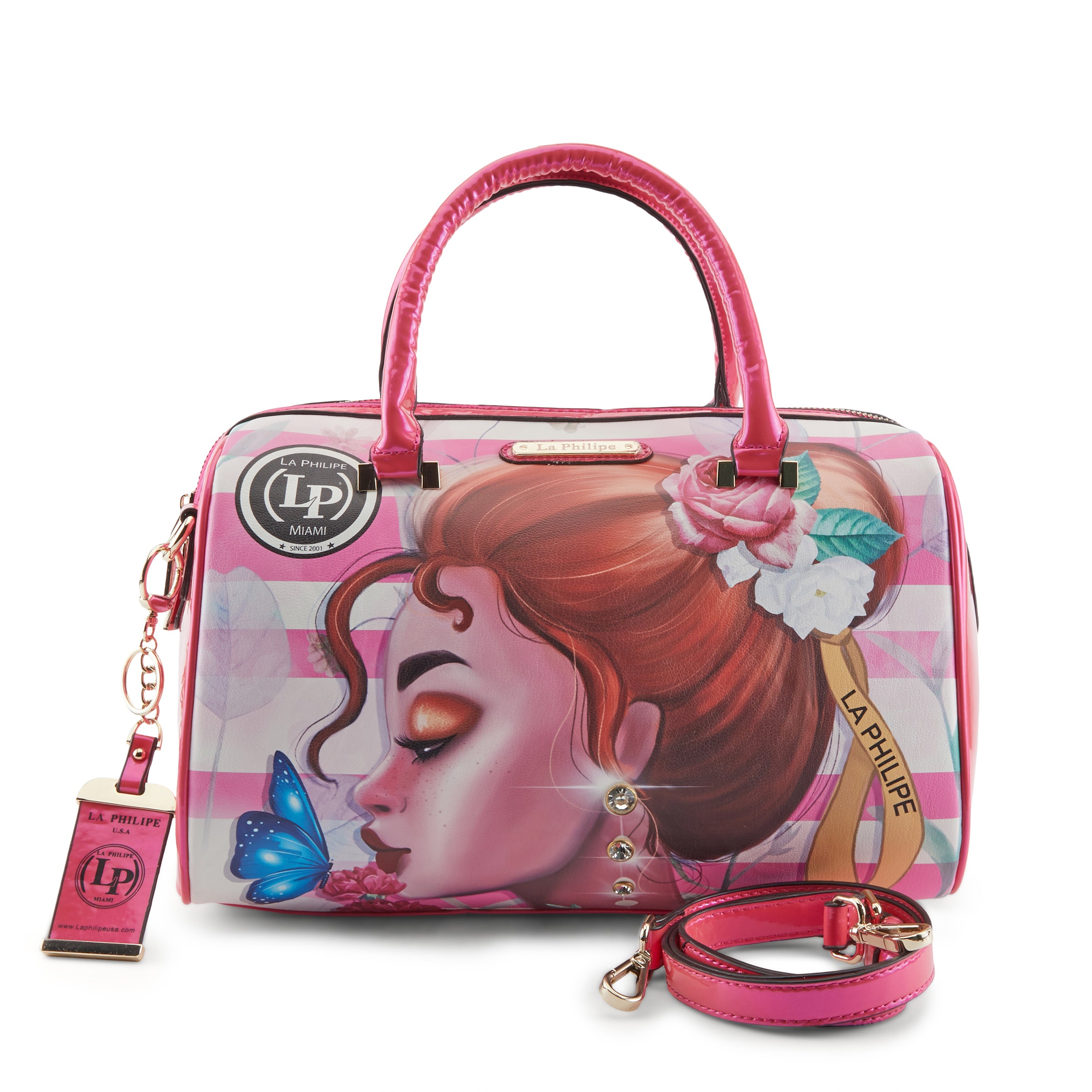 LA PHILIPE LP1020-14 PINK BEAUTY HANDBAG-CLASSIC